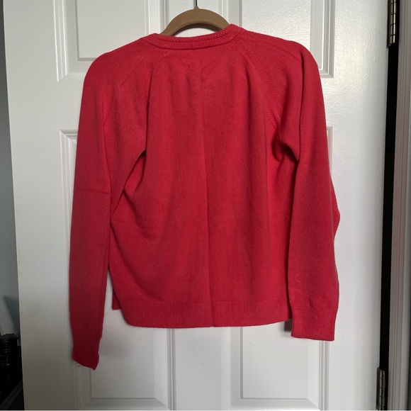 VTG Cardigan Coral pink size 36 Small - Picture 3 of 4